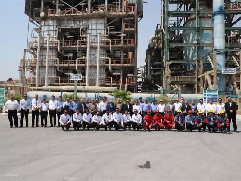 🔹بازدید مدیران عامل شرکت ملی صنایع پتروشیمی ایران و سازمان تامین اجتماعی نیروهای مسلح از شرکت پتروشیمی مرجان